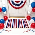 thumbnail image 4 of Independence Day Floor Mat, 60x40cm Crystal Velvet Flag Print Non-Slip Rug, Super Absorbent Quick-Dry Bath Kitchen Entryway Doormat for 4th of July Memorial Day Patriotic Home Decor, 4 of 6