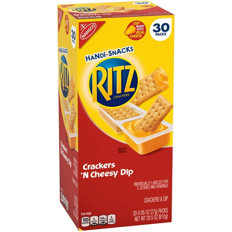 Nabisco Handi-Snacks Ritz Crackers N Cheesy Dip, Individually