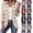 A01 Solid-white, variant on Women'S Open Front Jackets Ruffle Peplum Lapel Jacket Long Sleeve Outwear