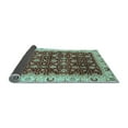 thumbnail image 2 of Ahgly Company Indoor Rectangle Abstract Light Blue Modern Area Rugs, 8' x 12', 2 of 4