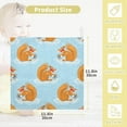 thumbnail image 2 of Dreamtimes 5 PCS Cute Fall Squirrel Baby Muslin Washcloths, Pine Cone Face Towel Burp Cloths Ultrasoft Absorbent Cotton Bath Wipes Towels for Newborn Boys Girls, 2 of 7