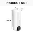 thumbnail image 2 of Soap dispenser Shower Gel Shampoo Conditioner Refillable Bottle ABS Wall Hangingwhite, 2 of 4