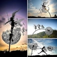 thumbnail image 2 of Fairy Sculptures de Jardin Piquet Fées et Pissenlits Dansent Ensemble-, 2 of 4