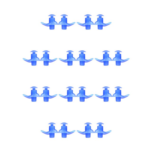 Naiovety 1 par de tapones para los oídos de natación, tapones para los oídos de silicona, ligeros, cómodos, para deportes acuáticos, regalo Type1 NO1