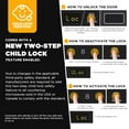 thumbnail image 2 of Open Box BLACK+DECKER 0.9 Cu Ft Microwave Oven Countertop , 6 Auto Menus, 10 Power Levels, Digital Panel, 900W, 2 of 9
