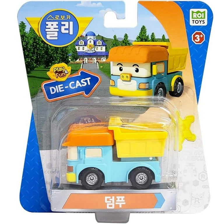 Robocar Poli Die-Cast Mark Mountain Pickup Truck - Durable Mini Vehicle Toy, For Kids Ages 3-9