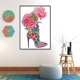 thumbnail image 4 of Cuadros Decorativos Pieza especial en forma de taladro Diamond Bloom Shoe Picture Kit de pintura DIY Tmvgtek embutido en tela, 4 of 9