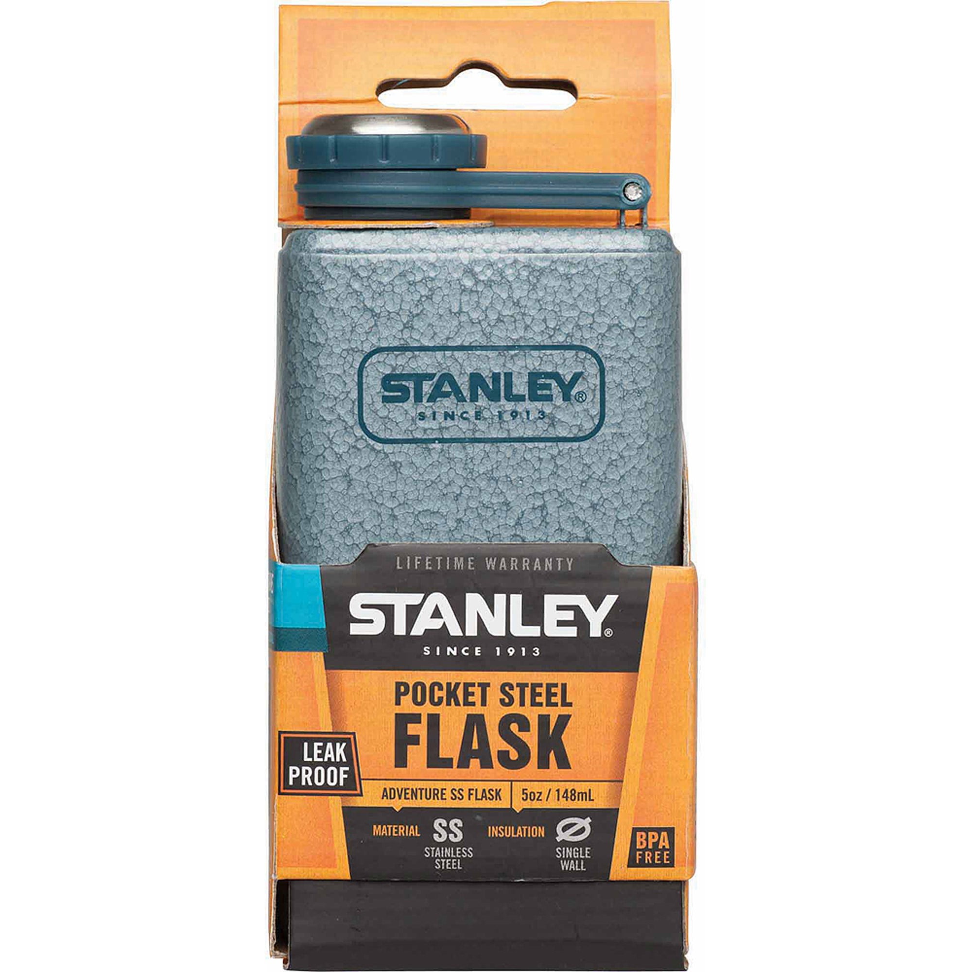 Stanley Adventure Stainless Steel Flask, 5 oz, Ice - Walmart.com Stanley Adventure Stainless Steel Flask, 5 oz, Ice - Walmart.com