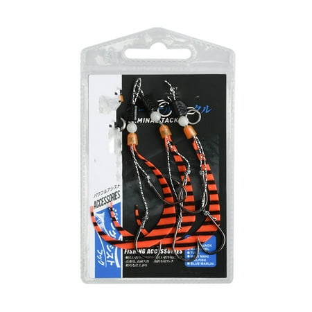 3pcs Cuttlefish Jig Head Fishing Hook Soft Squid Skirt Hook