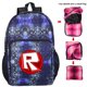 thumbnail image 1 of Bolso de hombro con estampado de Roblox para estudiantes, mochila escolar retráctil, bolsa de viaje plegable, Bolsa Escolar con cremallera para niños, 1 of 4