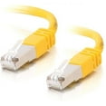 thumbnail image 1 of 3ft Cat5e Moulé Blindé (STP) Réseau Patch Câble - Jaune, 1 of 1