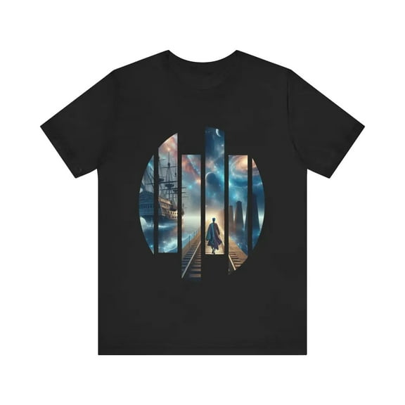 Journey Through Realms of Imagination - Jersey Short Sleeve Tee