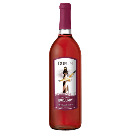 Duplin North Carolina Burgundy Red Wine, 750 ml Glass Bottle, 13% ABV