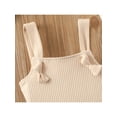thumbnail image 4 of Qmyliery Newborn Girls Summer Romper, Adjustable Strap Solid Color Bodysuit Gift, 4 of 7