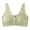 #27Green, variant on Byworldtasic Plus Size Front Closure Bras for Women No Underwire Comfort Lace Full Coverage Bralette Wireless Snap Closing Bra