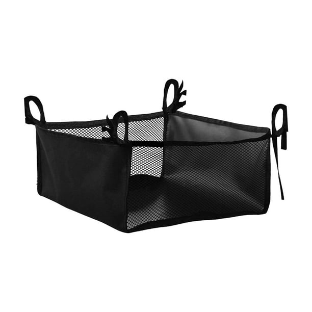 Bolsa de almacenamiento para sillas de ruedas perfecl cesta duradera debajo del asiento Negro