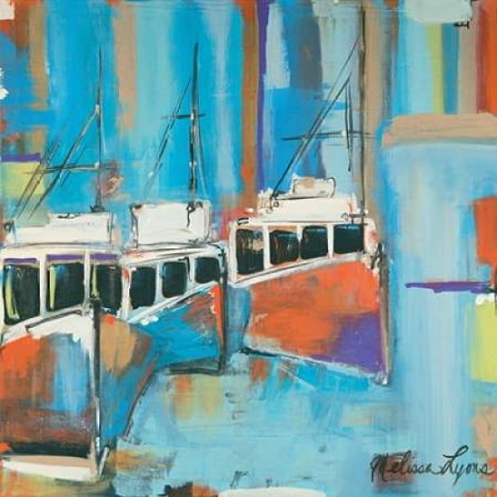 Three Boats Canvas
