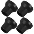 thumbnail image 1 of 4 Piezas Puntas de Goma para Bastón Cuádruple de Tapones Antideslizantes Reemplazo Accesorios para Muletas Adultos Mayores Caminata Seguro Cómodo, 1 of 5