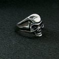thumbnail image 3 of Hot Leathers JWR2103 Men's Punisher Skull Stainless Steel Ring 10, 3 of 4
