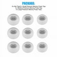 thumbnail image 5 of 1 Set Memory Foam Eartips Buds with Filters for Airpods Pro Headphones Earbuds, 5 of 9