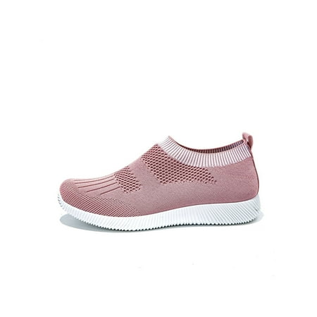 

Audeban Women s Casual Walking Shoes Comfortable Mesh Slip On Sneakers Fashion Sock Shoes