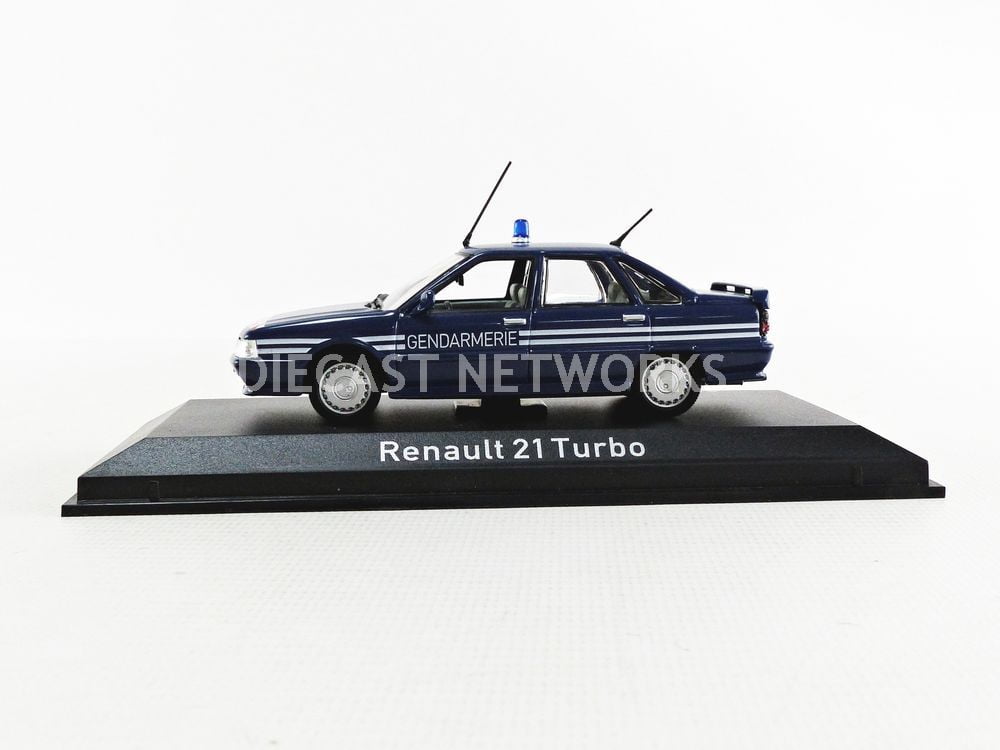 Norev 512116 1:43 Scale Renault 21 Turbo 1989 Gendarmerie Die Cast Model 