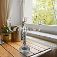 thumbnail image 4 of Foqnuq European Style Metal Candle Holder, Candlestick Taper Stand Vintage Electroplated Finish Romantic Wedding Centerpiece Table Dinner Decor, 4 of 7
