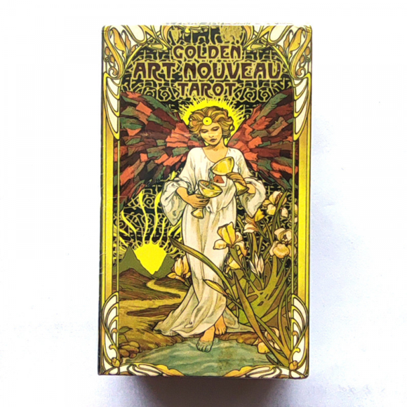 Golden Art Nouveau Tarot, 78 Sheets, Guide To Fate Divination Game Tarot-week