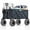 Blue, variant on Beach Wagon with Heavy-Duty 10" Air Tires - All Terrain Folding Card with Big Wheels for Sand and Gravel - 300 LB. Capacity (Blue)