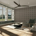 thumbnail image 2 of Ekena Millwork 11 3/8"W x 11 3/8"H x 3/8"T Small Blendon Decorative Fretwork Wood Wall Panels, Walnut, 2 of 6