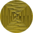 thumbnail image 1 of Ahgly Tapis d'Intérieur Lavable en Machine Carré Transitionnel Brun Bronze Foncé, 3 Pieds Carré, 1 of 7
