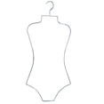 thumbnail image 1 of simhoa Body Shape Display Hangers Swimsuit Hangers for Swimsuits Argent, 1 of 8