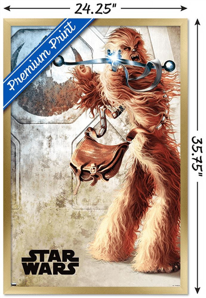 Star Wars: A New Hope - Chewy Wall Poster, 22.375" x 34", Framed
