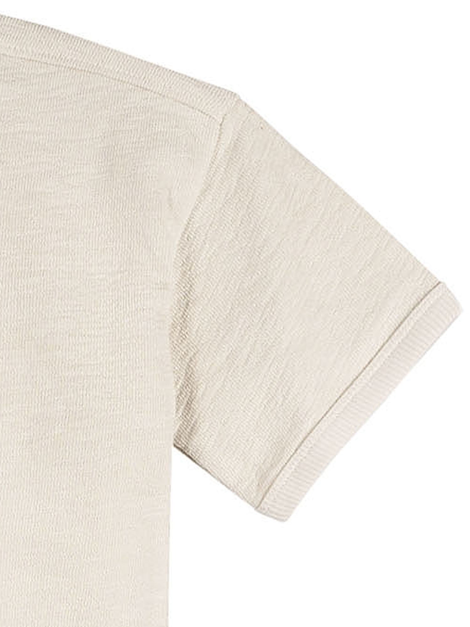 Modern Moments by Gerber Baby and Toddler Boy Loose Fit Ringer Organic Top, Sizes 0/3 Months - 5T