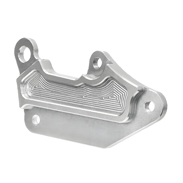 Soporte flotante para freno de disco de motocicleta de 320 mm. Reparación y mejora del sistema de frenado. Plata