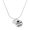 Silver, variant on Gold-tone 5 K Run - Silvertone Senior Class of 2026 Dome Necklace, 18"