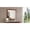 Cherry, variant on Glory Furniture 41" x 41" Gray Transitional Burlington Dresser Mirror