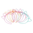 thumbnail image 4 of Diadema de oreja de gato Bbanquetan 10 Uds. diademas de plástico con lazo para mujeres y niñas, 4 of 9