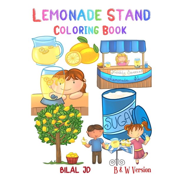 Download Lemonade Stand Coloring Book Coloring Books For 8 Years Old Paperback Walmart Com Walmart Com