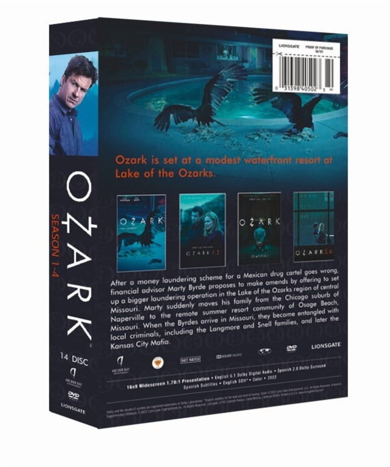 Ozark : The Complete TV Series Season 1-4 (DVD 14-Disc Box Set