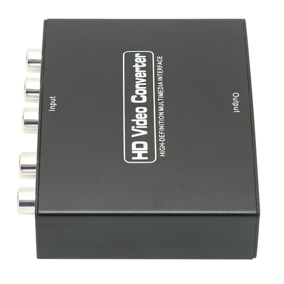 Convertidor DE Componentes YPBPR, Enchufe y reproduce el Convertidor de Interfaz multimedia HD 1080p para monitor DVD