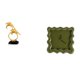 thumbnail image 1 of Figura De Delfín Moderna Y Realista Para El Hogar, La Oficina, La Chimenea, La Mesa, La Estantería Con Reloj De Pared Cuadrado Silencioso, Decoración, Regalos Para El Baño, La Cocina, El, 1 of 8