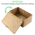 thumbnail image 5 of BESTYASH Caja De Almacenaje Tejida En Amarillo Claro Ideal Para Organizar Escritorios Y Armarios, 5 of 5