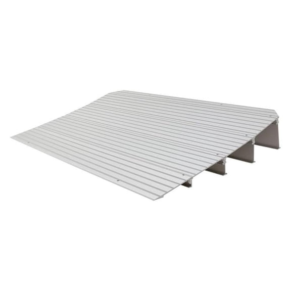 Silver Spring THR4 4.25" H Aluminum Mobility Threshold Ramp for Wheelchairs, Scooters, and Power Chairs