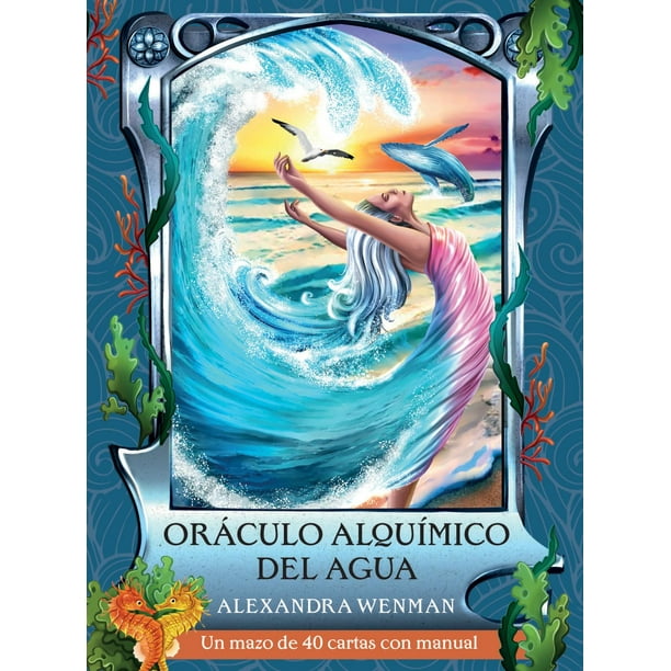 Oráculo alquímico del agua. Un mazo de 40 cartas con manual (Libro y cartas) Blanco