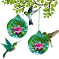 thumbnail image 6 of Humming Glass Feeder Outdoors Bird Feeder Hummingbird for Garden Fashion Manually Blowing Glass Hummingbird Feeder Smart Bird Feeder, 6 of 9