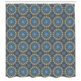 thumbnail image 3 of Ambesonne Ethnic Shower Curtain, Mandala, 69"Wx75"L, Pale Blue Pale Yellow, 3 of 3