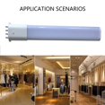 thumbnail image 2 of 8W 2G7 2GX7 85-265V LED Horizontal Plug lamp Aluminum LED Bulb 4 Pin LED Bulb Bar Tube Lamp Energy Saving Lighting Multicolor, 2 of 4