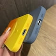 thumbnail image 6 of Compatible with iPhone 11 Case [Compatible with MagSafe], Cute Gradient Color Case for Women, Soft TPU Shockproof with Camera Lens Protector Case for iPhone 11-Orange Yellow, 6 of 15