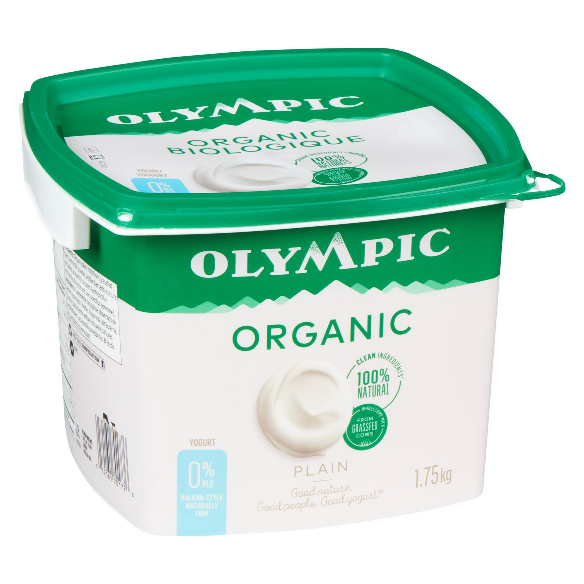 Olympic Yogourt Biologique Nature 0 %, 1